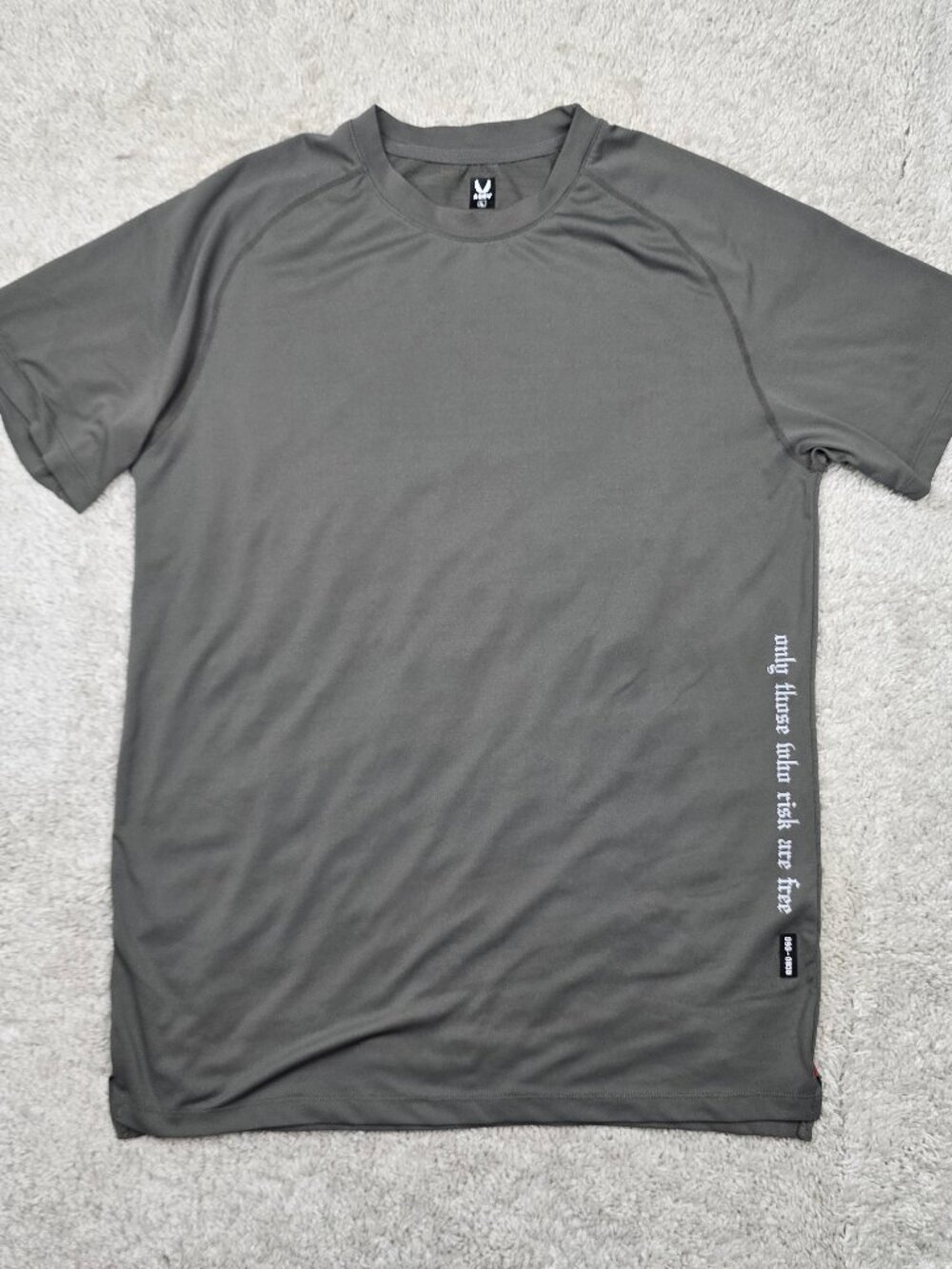 ASRV Mens Size Large L Lightweight Stretch DSG-0839 Performance Shirt Grey Green